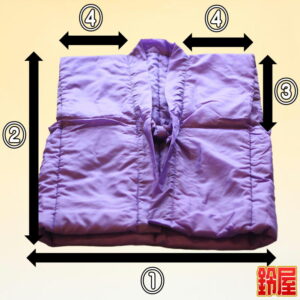 ちゃんちゃんこのサイズ